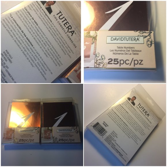 Rose Gold Event Decor Lot ~ David Tutera & More - Picture 4 of 8